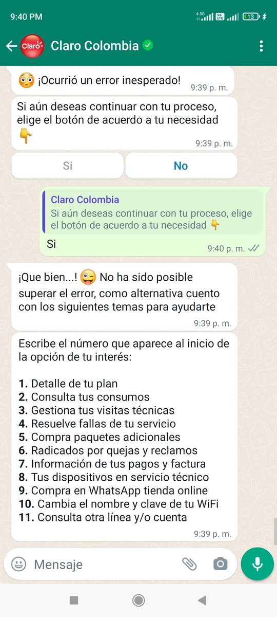 JRTSJRTSJRTS's tweet photo. Excelente servicio @ClaroTeAyuda @ClaroColombia https://t.co/aD49hcwTxg
