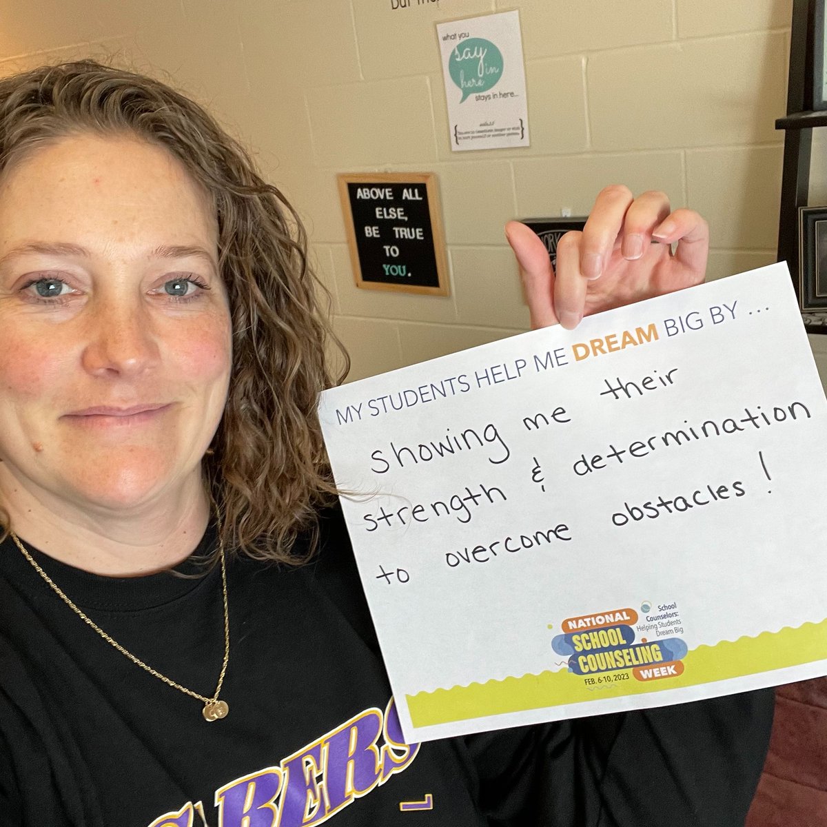 CentralDeWitt's tweet photo. National School Counseling Week 2023, “School Counselors: Helping Students Dream Big,” celebrated Feb. 6-10, 2023, focuses attention on the unique contribution of school counselors. We’re lucky to have amazing counselors who care about our students and always help them succeed! https://t.co/hy11lXKJaV