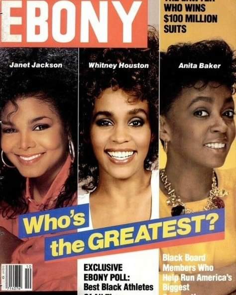 Ebony magazine 1987
#ebonymagazine #JanetJackson #whitneyhouston #AnitaBaker #1987 #80s