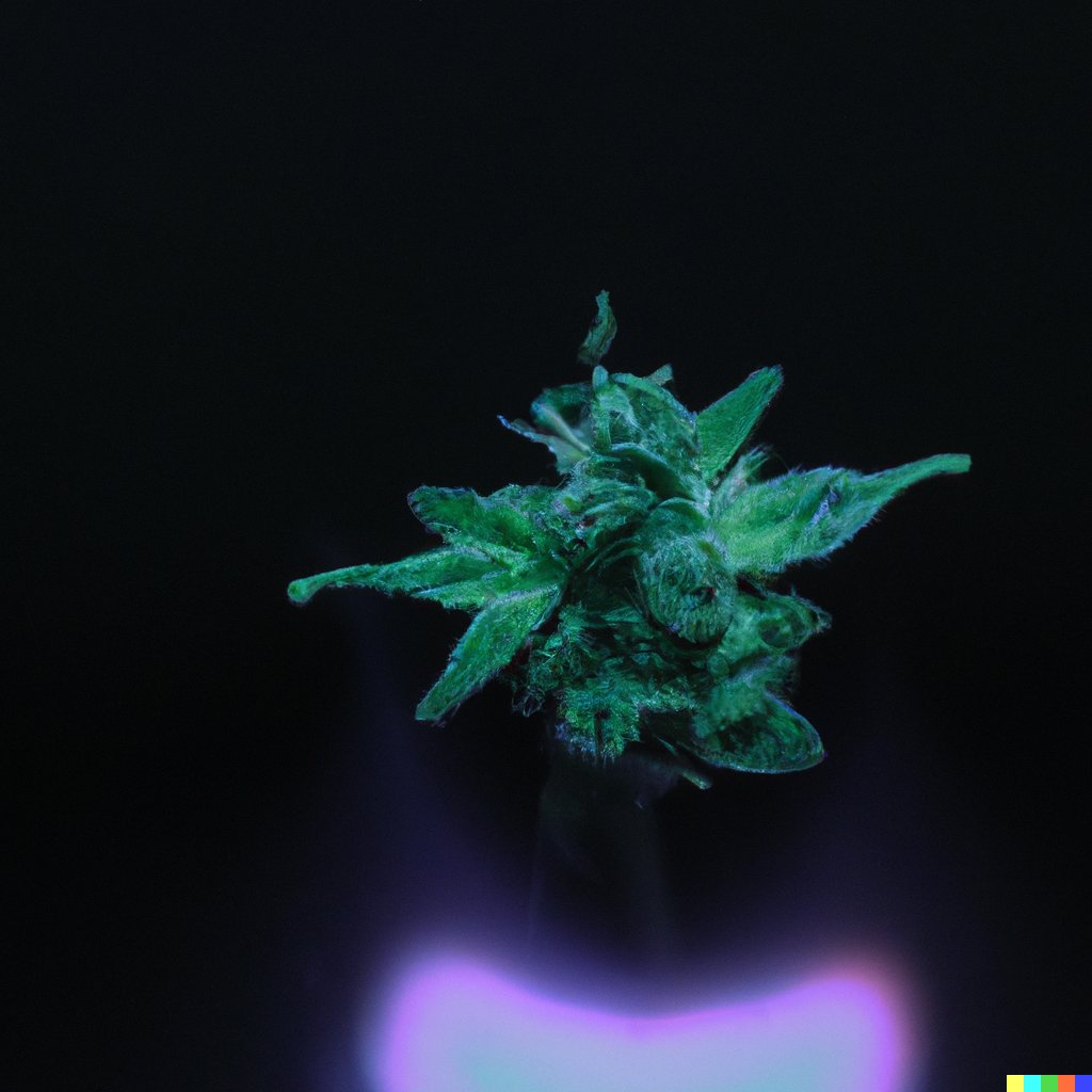 Delta8Update's tweet photo. May the bud be with you! #AIgenerated a strain of #cannabis art that resembles the beloved Star Wars character, Yoda.  🚀 #420Life #weedgirl  #StarWars #Yoda https://t.co/d0QigdSgjq