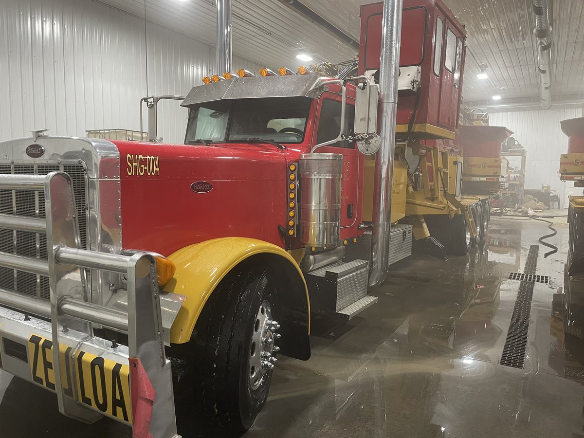 Started the day off with beautiful weather and some grinding to get ahead of the warm muddy weather. From there we got the girls rinsed off and ready to go for the week. Give us a call for your next grind 319-442-3138