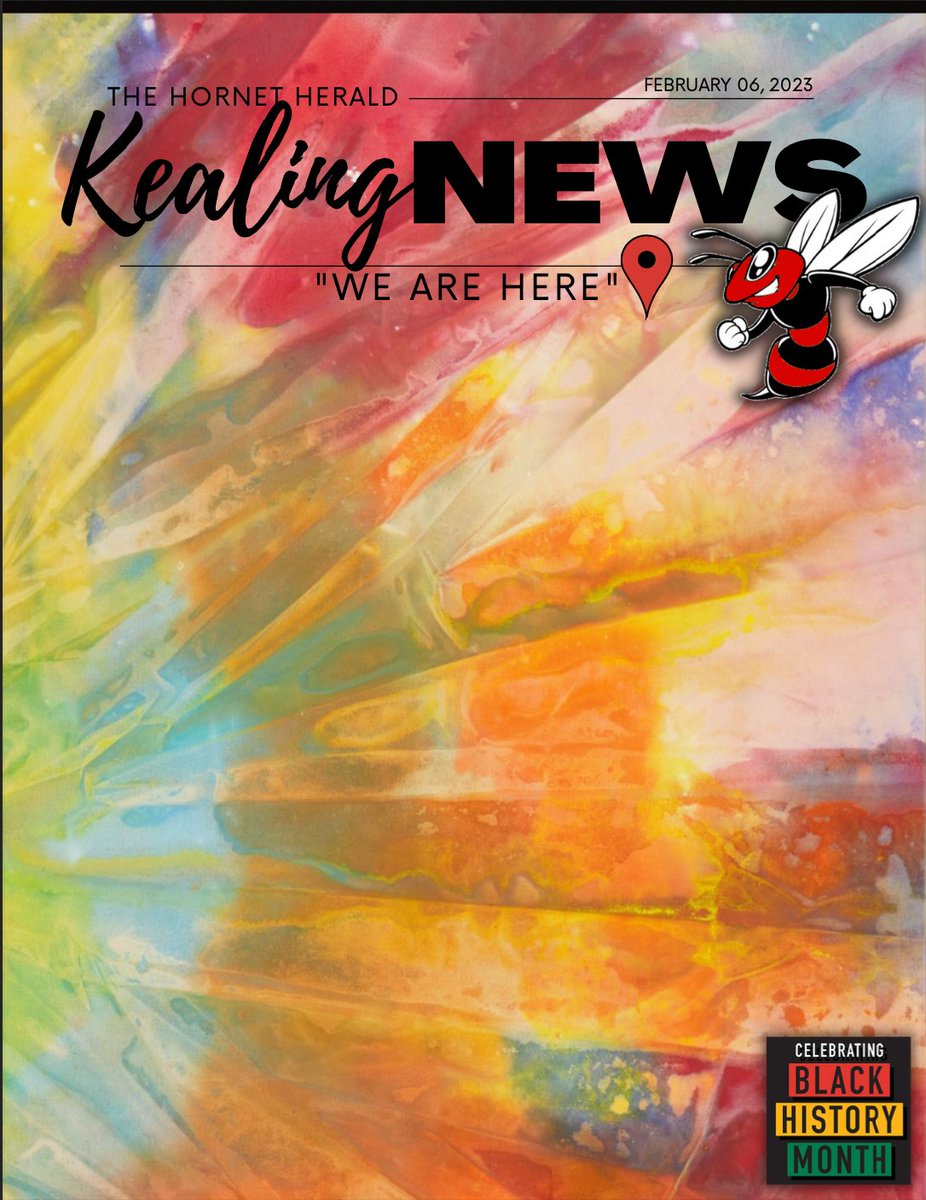 Kealing Parents/Guardians + Community Members, please see the 02.06.2023 edition of The Hornet Herald here: tinyurl.com/2fpwfrvw or heyzine.com/flip-book/ca4f… . This week's cover features the artwork of Sam Gilliam in commemoration of Black History Month. #AisdProud #Bhm2023