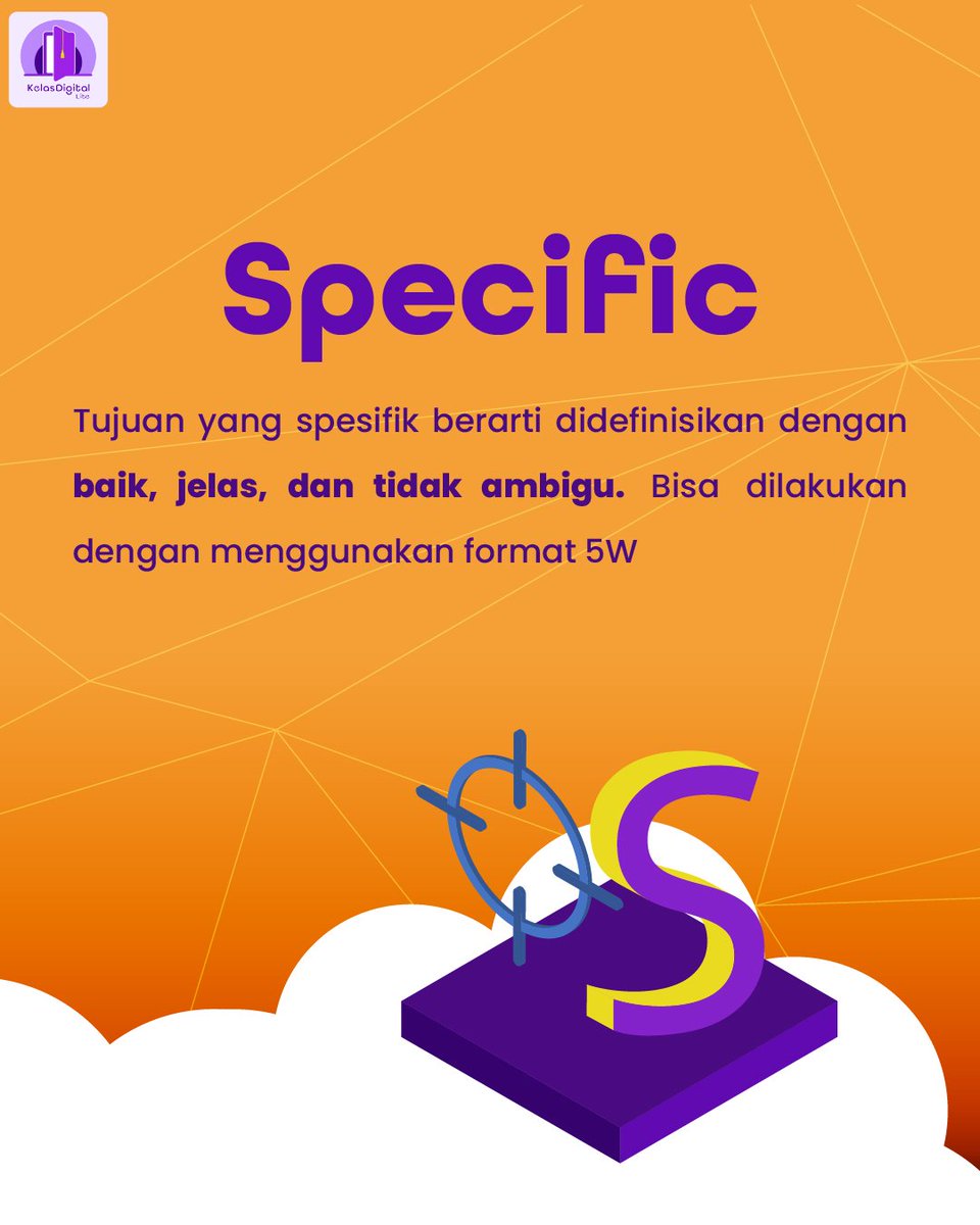 kelasdigital_id's tweet image. Untuk mencapai suatu tujuan, ternyata kita memerlukan metode yang mampu membantu kita mengatur tujuan-tujuan itu. 

Salah satu metodenya adalah SMART Goals! Apa SMART Goals itu? Yuk, simak konten berikut ini. 

#KelasDigital #LearningSharingCollaborate #LifetimeLearning