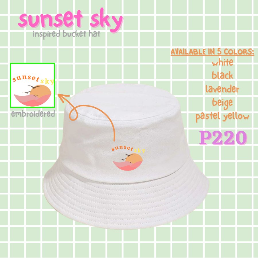 myngjnluuv's tweet photo. [ wts lfb ]

2nd pre-order open!

gemini &amp; sunset sky inspired bucket hat
pre-order period: February 6 to February 15
eta: 2-3 weeks
form: https://t.co/gVVaIUDfYc

*check thread for actual photos https://t.co/tDRUxoepnG