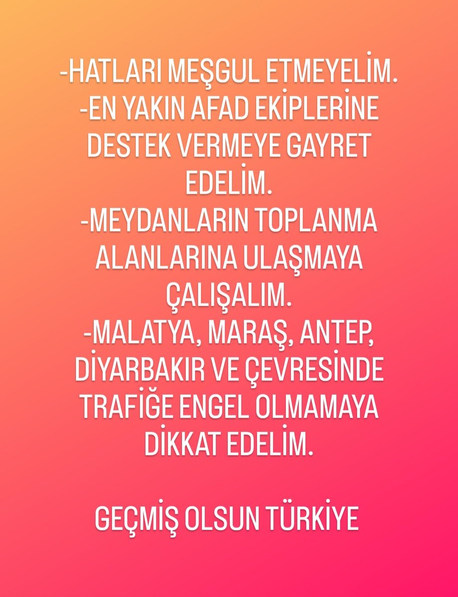 #Kahramanmaraş
#Kilis
#Diyarbakır
#Antep
#Malatya
#Adıyaman
#Şırnak
#Urfa