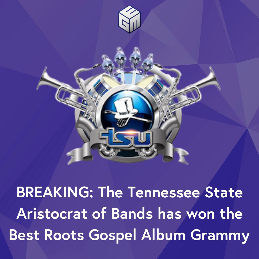 Congratulations to the <a href="/tsuaristocrats/">Tennessee State University Aristocrat of Bands</a> on their win at the 2023 #GRAMMYs! #marchingband #HBCUMarchingBands #collegemarchingband