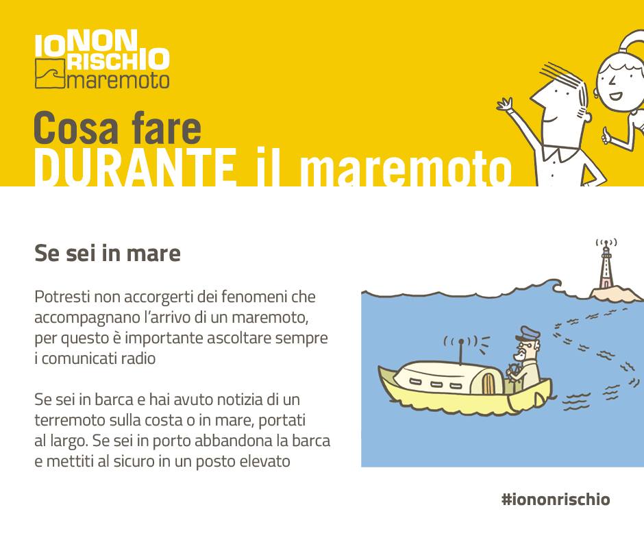 cosa fare durante un maremoto