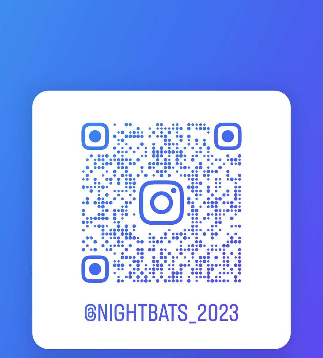 NightBats2023年新歓グル始動！！

新歓情報はインスタで発信していく予定です！ぜひフォローお願いします🔥🔥
 #春から同志社
 #春から同女
 #同志社野球サークル