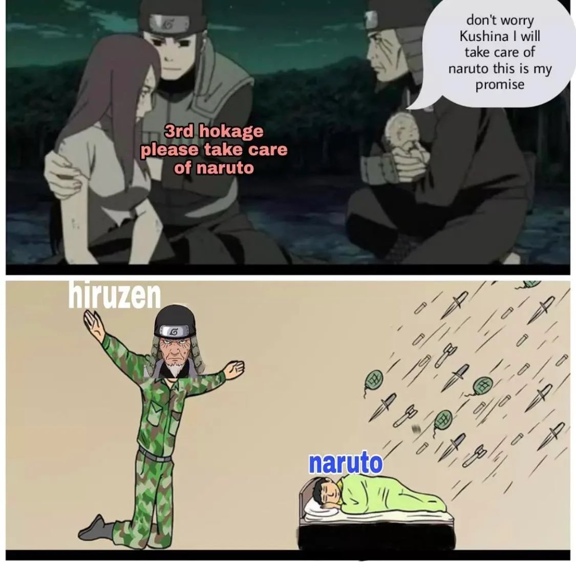 thesoundsofmany's tweet photo. The 3rd Hokage is the Ronald Reagan of Naruto universe. https://t.co/22vtaq5tuR