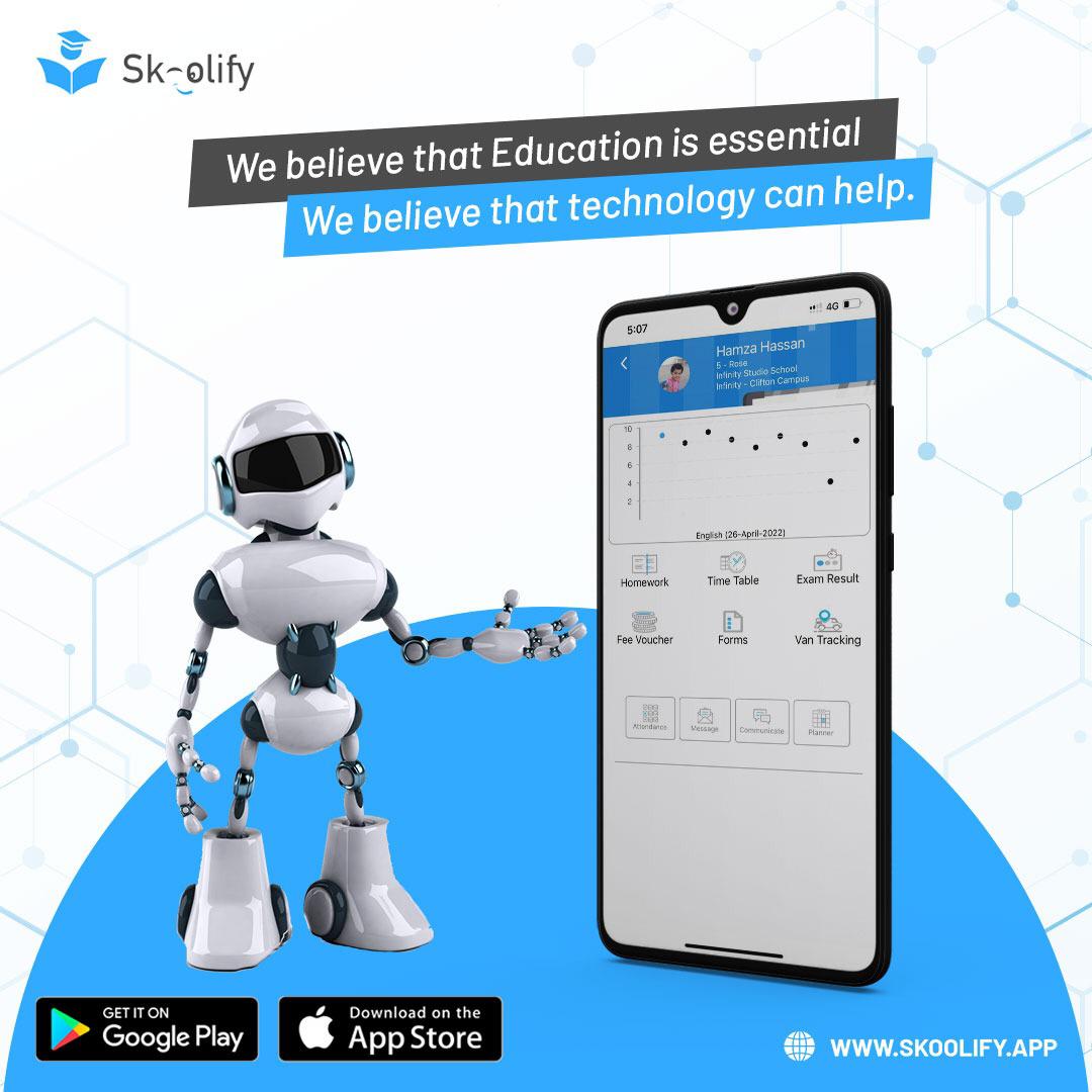 SkoolifyApp's tweet photo. Empowering education through technology because every student deserves the opportunity to succeed.

Experience convenience at your fingertips with our app. Our app streamlines academic operations, homework, and communication with parents and management with just a tap.

#skoolify https://t.co/st1klgF76K