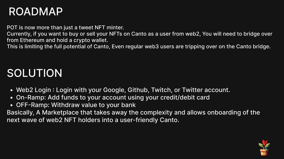 Canto POT tweet media