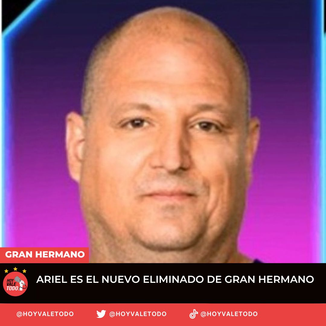 Hoyvaletodo's tweet photo. 👉Ariel es el nuevo eliminado de la casa de Gran Hermano.
El asador perdió el mano a mano con @_poggiojulieta por el 55.21 %
¿Te pareció justa la eliminación? Te leemos 📝
#gh #gh2022 #granhermano #arielansaldo #arielgh #eliminado #hoy #noticias
https://t.co/5ALs9XDVeE https://t.co/kXCawVqekM