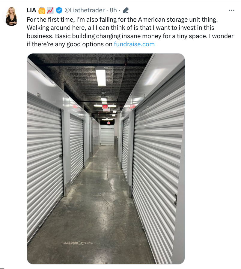 bi_cheong's tweet photo. @Liathetrader When you enter this storage unit, you probably think back to the time when you worked in a German brothel before an American honeybee took you to the United States. https://t.co/y358gqPTnW