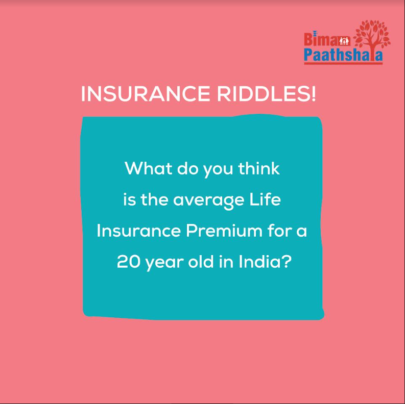 BimaPaathshala's tweet photo. Life insurance premiums depend on a number of factors, age being one of them. So take a wild guess and come back for the answer in a week's time!

#Insurance #LearnInsurance #LifeInsurance #BikeInsurance #CarInsurance #HealthInsurance #TermInsurance #BimaPaathshala #Finance https://t.co/FayHEqKH46