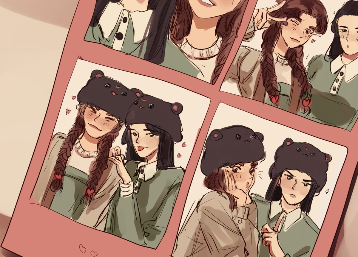fem bingqiu modern AU, white lotus arc - saturday 📚🧋📷!!