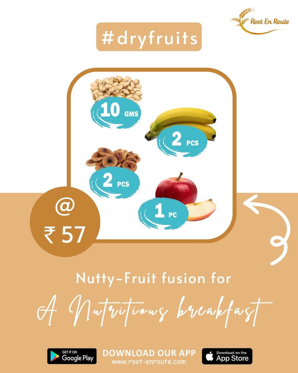 RootEnRoute's tweet photo. Have a mix of fruiy and nut combos for a healthy breakfast 😋 

Use coupon GET30 and grab 30% off 

#fruits #nuts #dryfruits #fruitfusion #rootenroute #hyderabad #freshfruits #nutritious #farmtohome #breakfast #healthyeating #combos #freshtohome https://t.co/6dLJBpbC8y