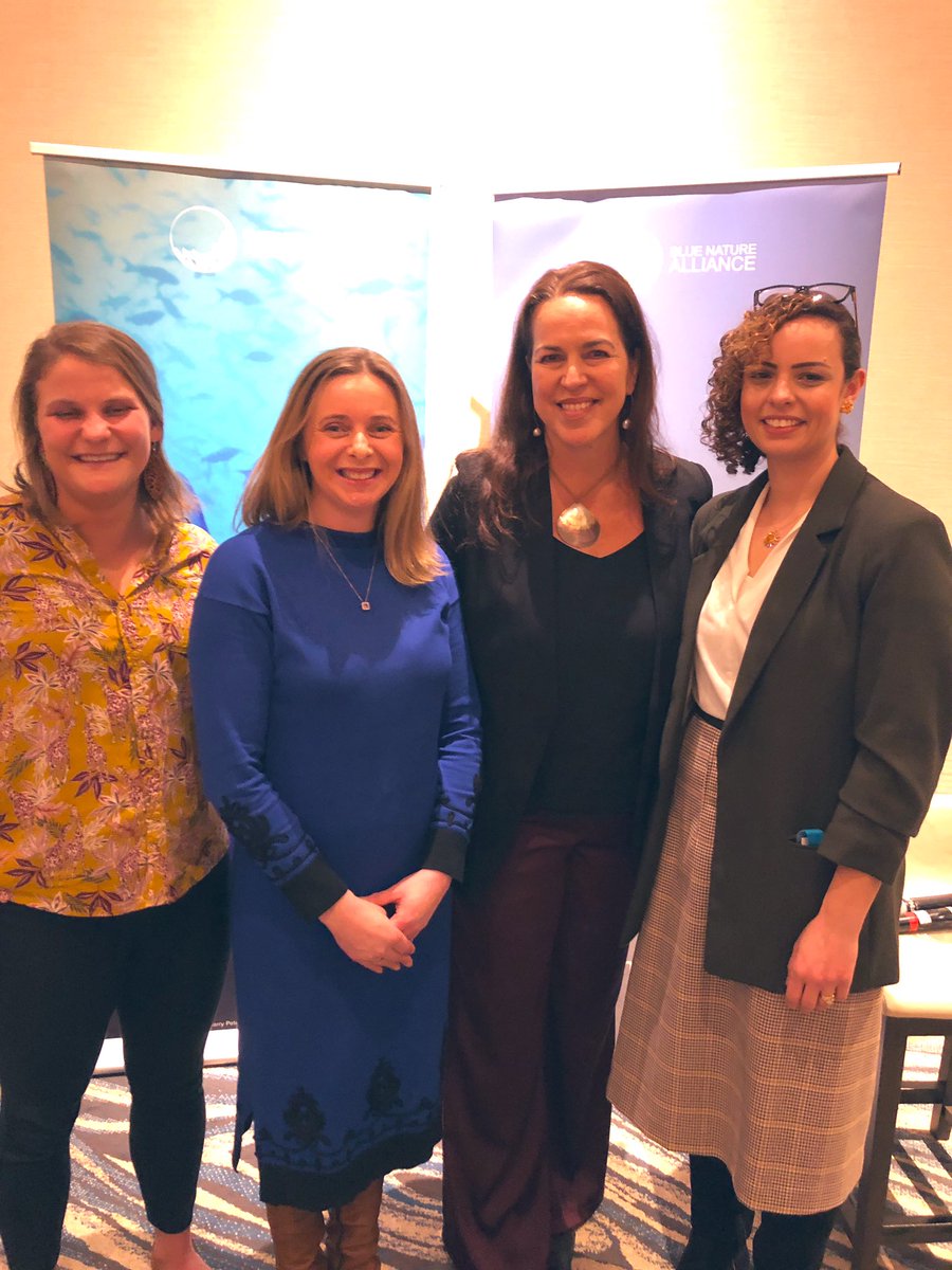 FairSeasIreland's tweet photo. 4 women driving big change for the ocean across the globe 🌊🌊🌊🌊

We are honoured to be representing Ireland’s ambition for Marine Protected Areas at tonight’s @BluNatAlliance reception. 

#FairSeas 
#30x30 
@AulaniWilhelm https://t.co/klueXPqOhn