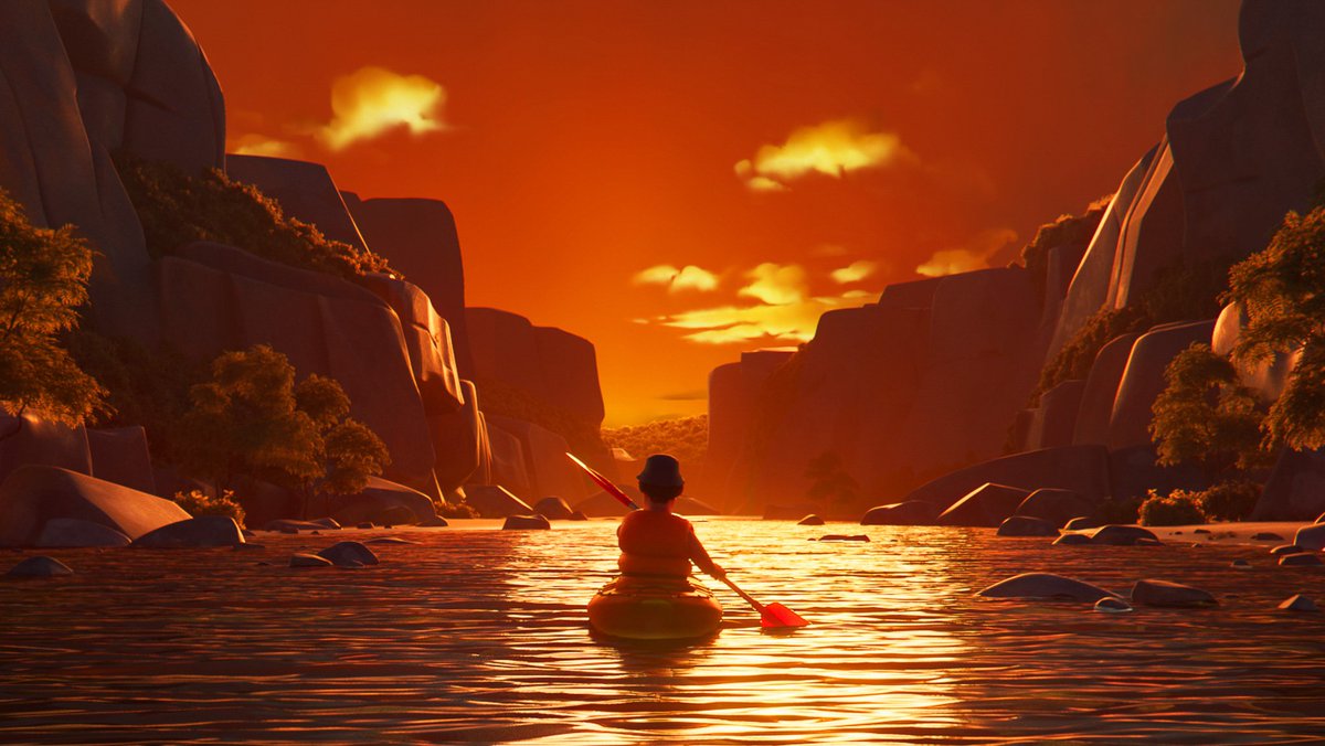 Our Wild &amp; Scenic Film Festival volunteers are watching some amazing films, picking the very best for our event on March 24...this is from a beautifully made animated film called "Kayak". What do you think? Interested? Visit kealliance.org/WSFF for info and tickets.