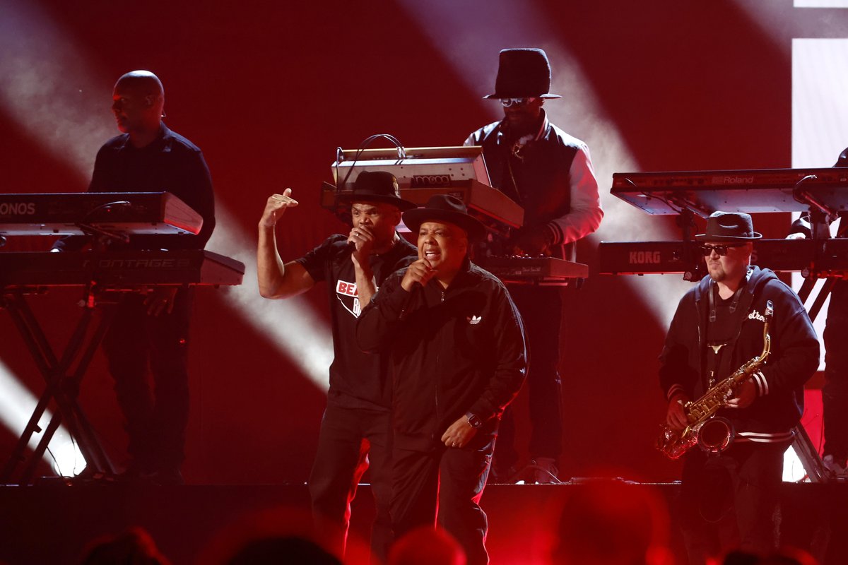 etnow's tweet photo. The #GRAMMYs celebrated 50 years of Hip Hop with the most iconic lineup of musicians that brought the house down! https://t.co/OvN8zKPFdA