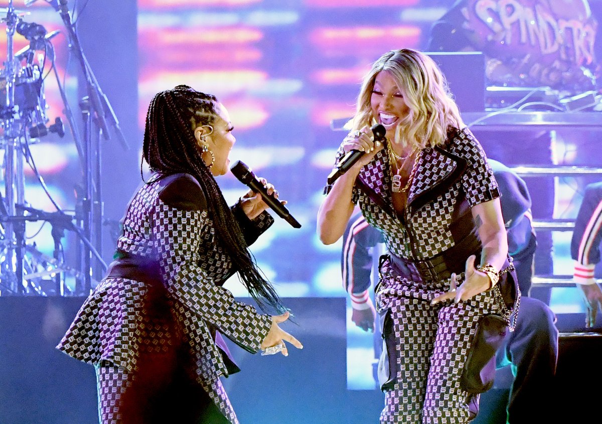 etnow's tweet photo. The #GRAMMYs celebrated 50 years of Hip Hop with the most iconic lineup of musicians that brought the house down! https://t.co/OvN8zKPFdA