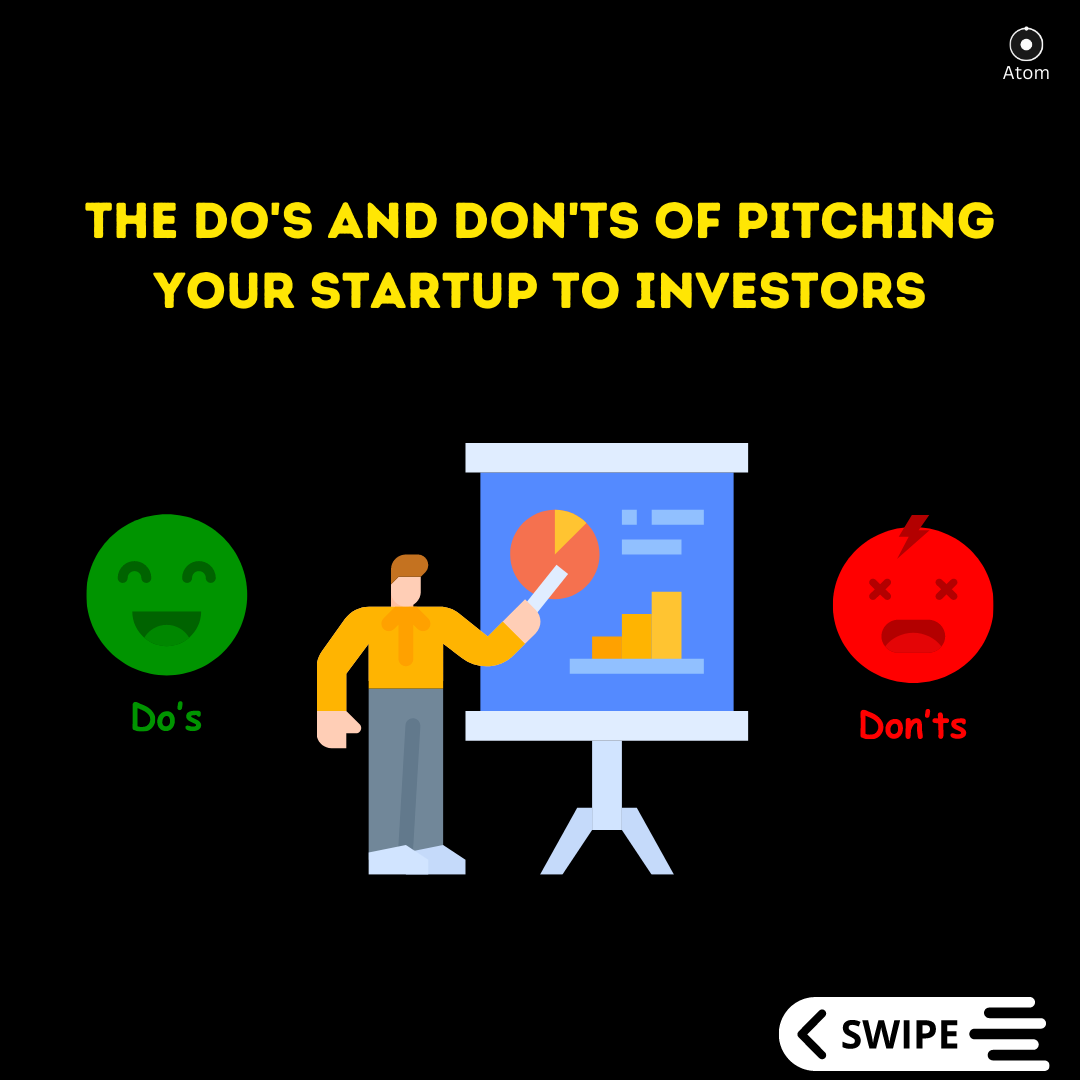 The do's ✔️ and don'ts ❌ of pitching your startup to investors

Here are some do's and don'ts to keep in mind when pitching your startup to investors:
(thread)
#StartupPitching #InvestorPitch #Entrepreneurship #Funding #StartupSuccess