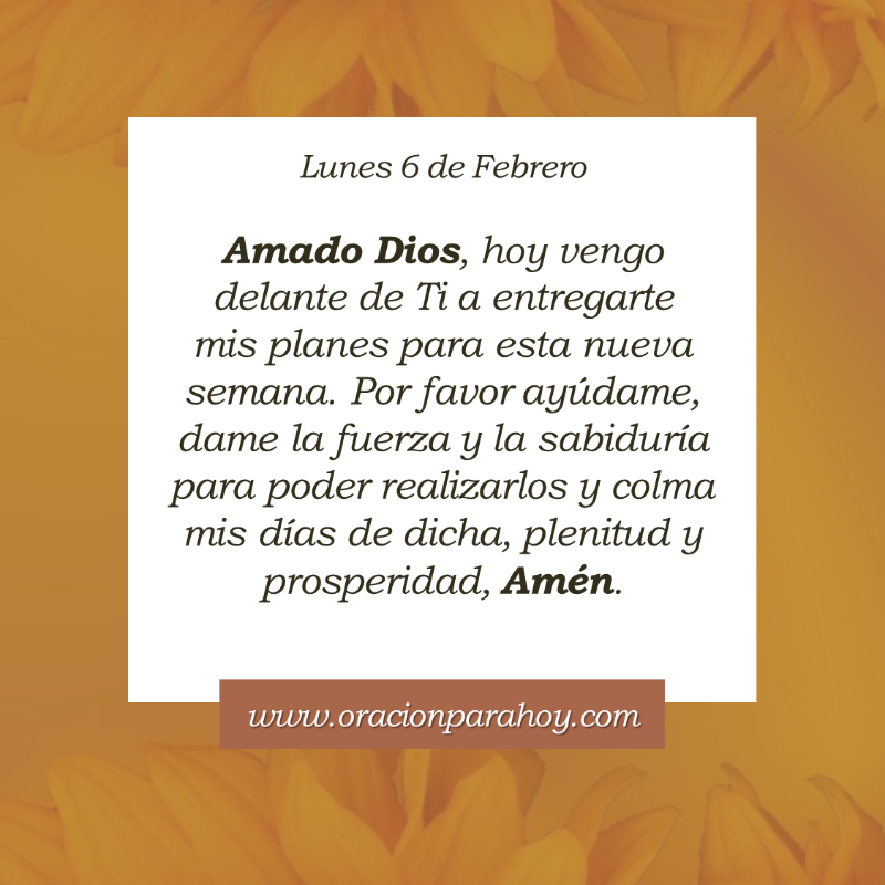 OracionParaHoy's tweet photo. Oración para hoy 6 de febrero: https://t.co/aRTeERGpZk