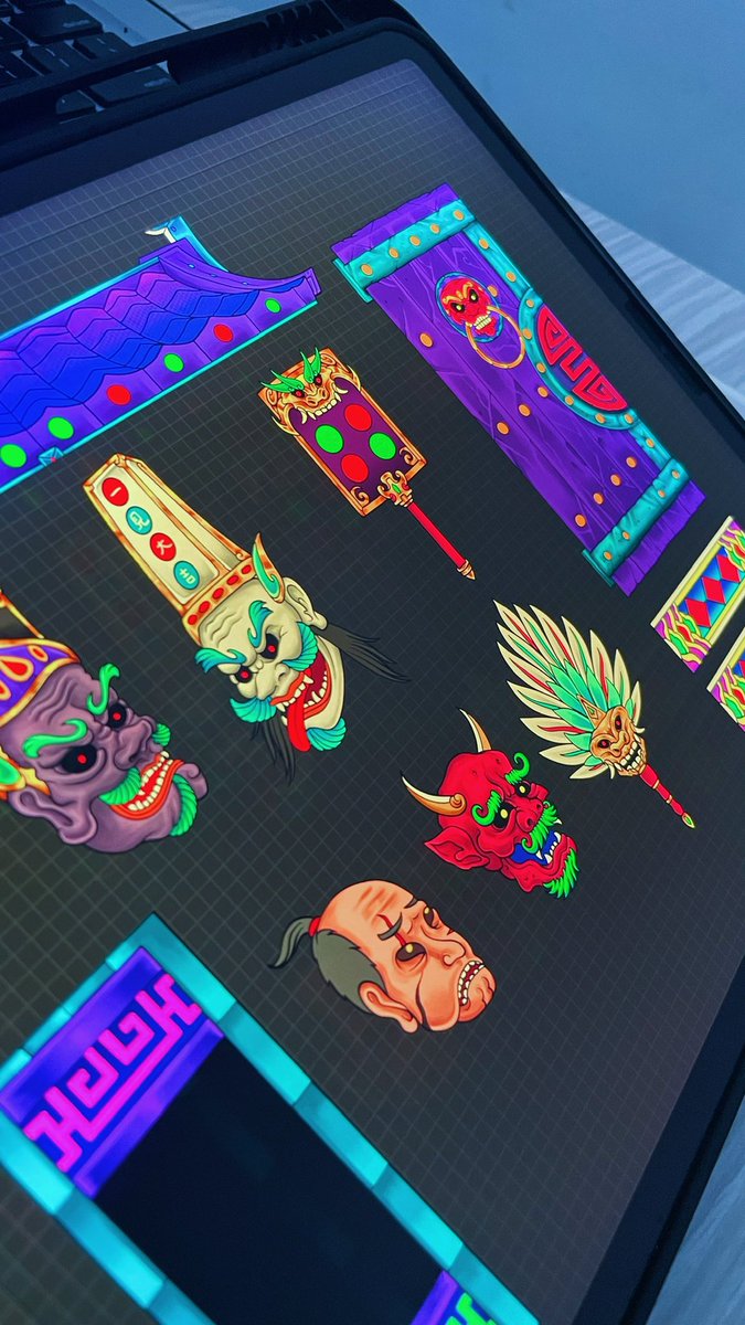 GM 🐲, Creating assets on progress 
#NFT #NFTartwork #Procreate