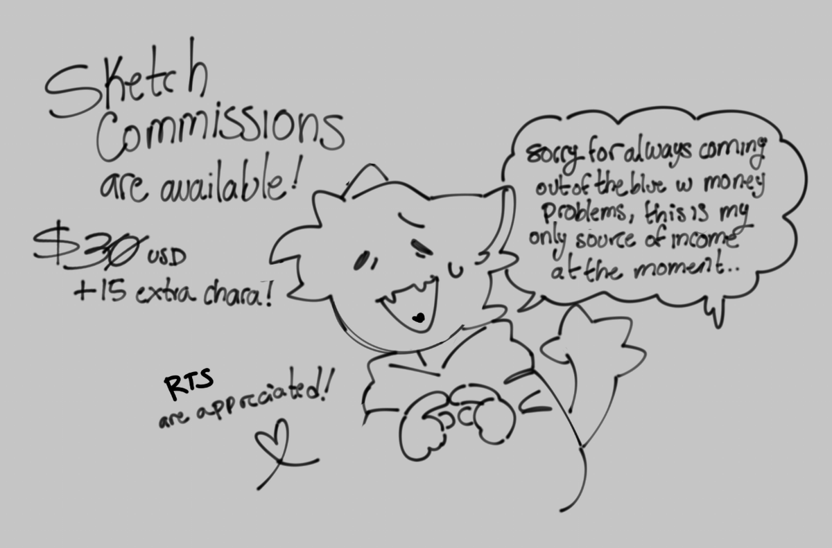 ‼️ ‼️ Quite literally have 3 pesos to my name rn, need to buy my meds and food for the week, so, yeah!! rts are appreciated, check link in first reply to check out more info and see examples!! thank youuu!!! 