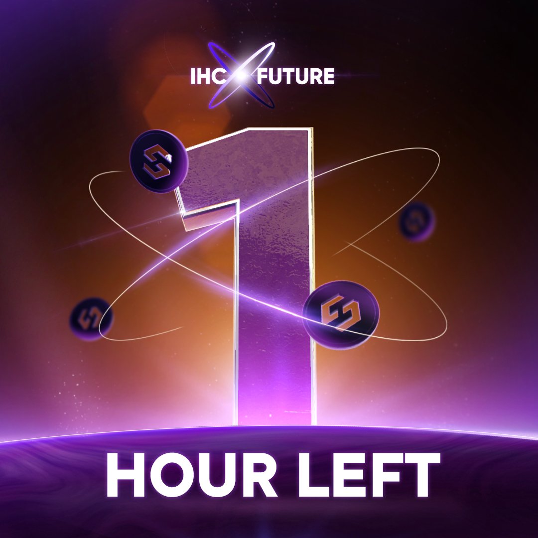 IHCoinofficial's tweet photo. IHC X FUTURE🔥
📢 Only 1 hour remaining until closing the competition.

#IHC #InflationHedgingCoin https://t.co/XVBxl3SBhl