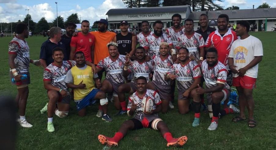 Winners of the 1st ever #Hamilton7s  Karaka White (Counties)