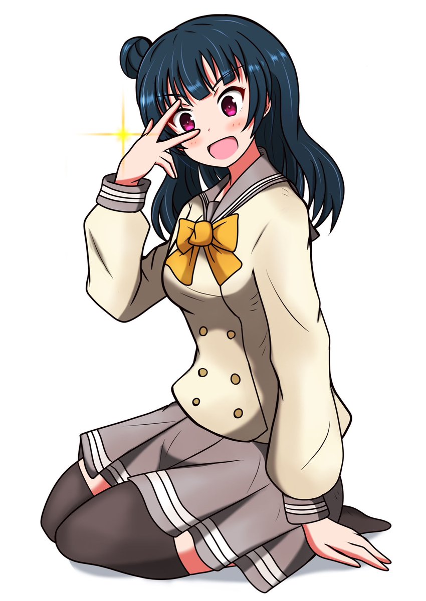国木田花丸 「ラブライブシリーズを幅広く描こうとしても、間に合うわけもなく、、ラブライブシリー」|meiyaのイラスト