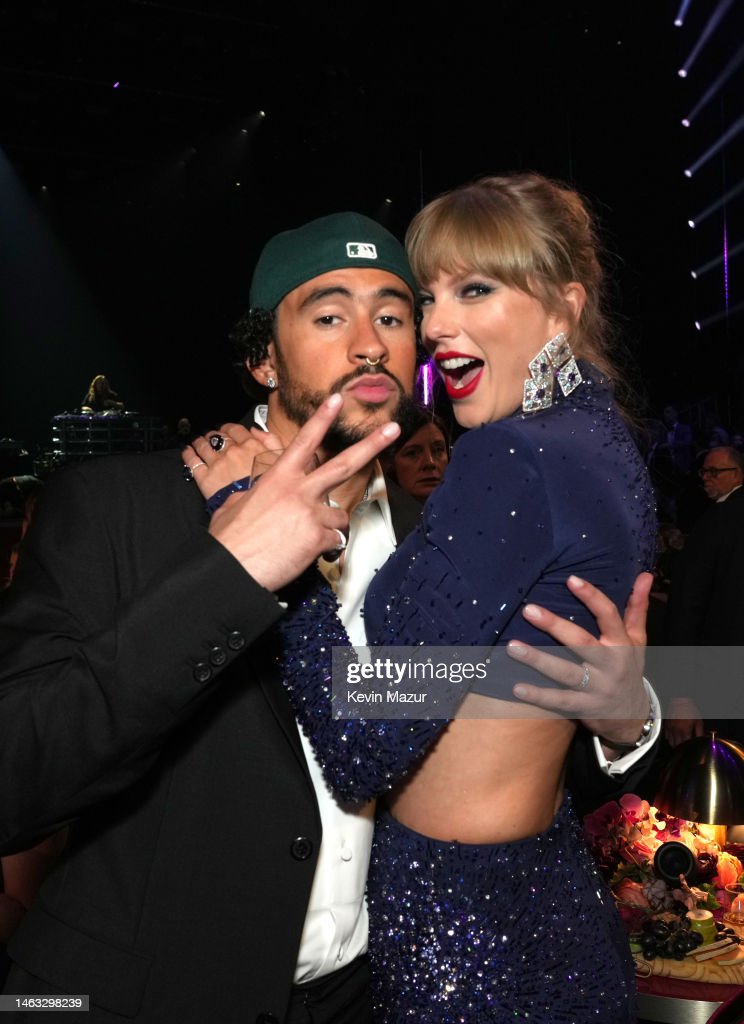 badbunnynetwork's tweet photo. Bad Bunny y Taylor Swift en los Grammys. ❤️‍🔥 https://t.co/cegT7Pwpt6