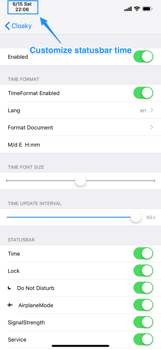 _mainrepo's tweet image. We always care about giving you the best, check out this Tweak

⚙️Cloaky (iOS 11-13)
*cloak annoyance items!
📱11.0 - 13.6

🔗mrepo.org
#Cloaky (iOS 11-13) #Tweak #cydia #mainrepo