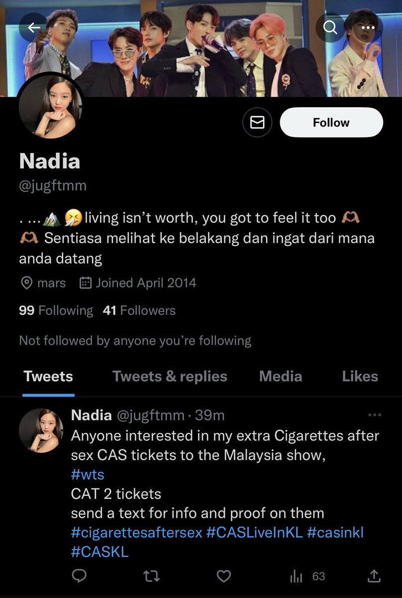 SCAMMER ALERT❗️❗️❗️🖕🏿
Once you bankin dia akan block
#CASLiveInKL #CASKL #casinkl #ciggarettesaftersex