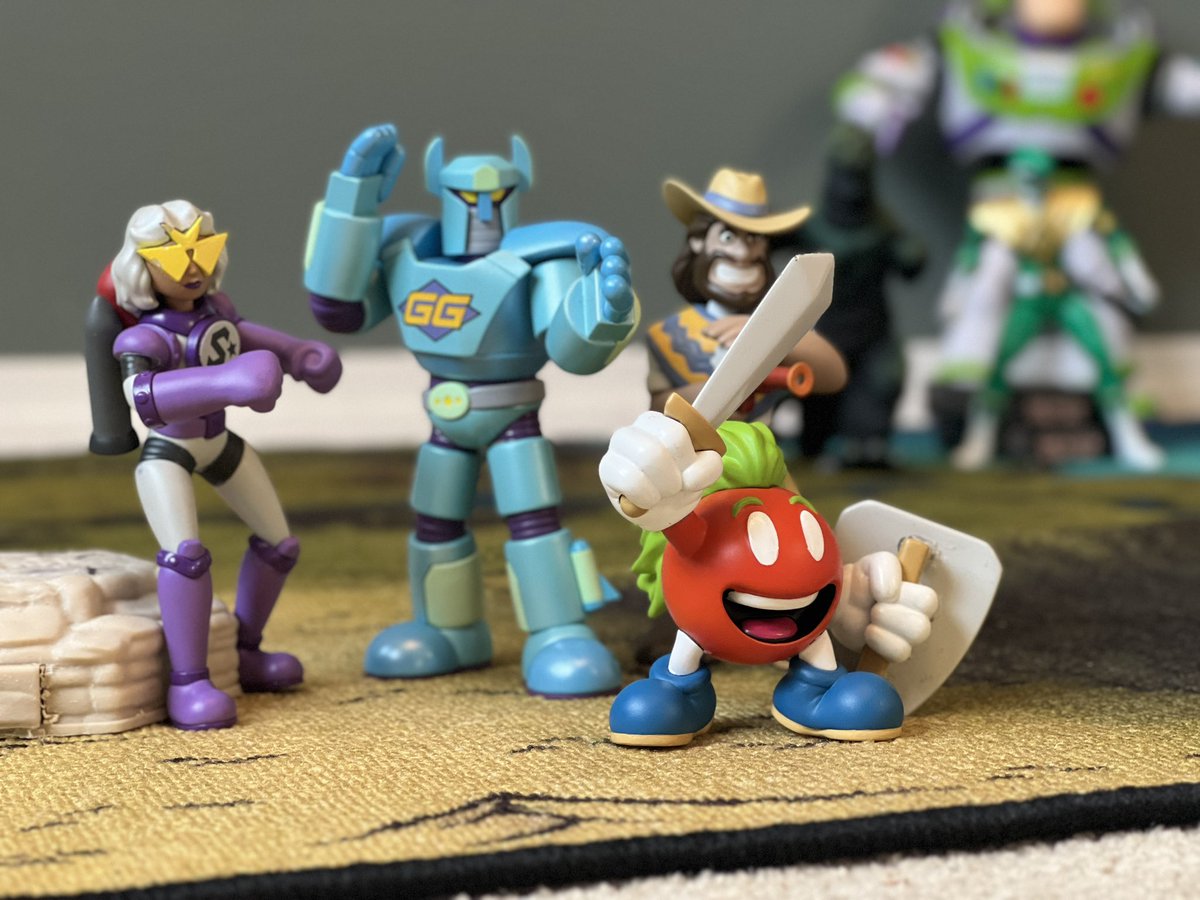 #VoiceActors is trending, so I’d like to take this time to shout out our amazing cast!

 Check out <a href="/jaredramanoodle/">Jared</a> , <a href="/MagandaMarieVA/">Maganda Marie</a> , <a href="/TomStheVoice/">Tom Schalk (Voice Over Guy)</a> and <a href="/KamranNikhad/">Kamran Nikhad</a> as Redboy, Silver Star, Big Iron and Gear Grinder!
.
#kickstarter #RATAC #IndieGameDev