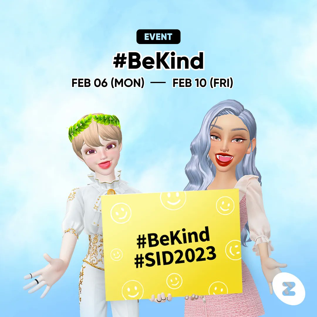 ZEPETO on Twitter "To celebrate we launched our BeKind campaign and
