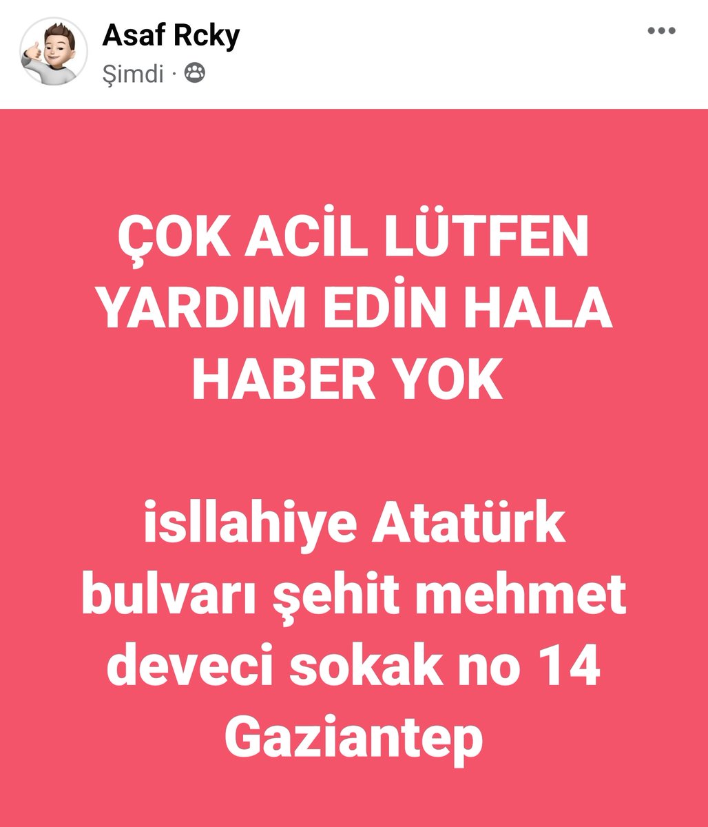 bgyetherr's tweet photo. Grup üyemiz: Yakınlarından haber alamıyor

#deprem https://t.co/qJ3kH93V7d