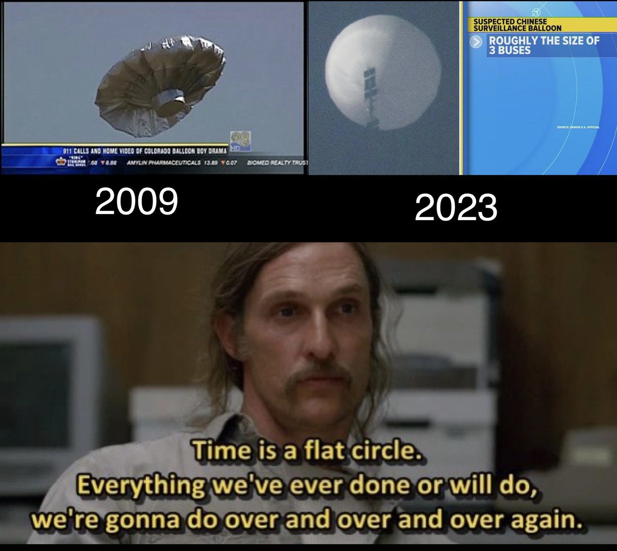 From cradle to grave, we always like a good balloon story 🎈