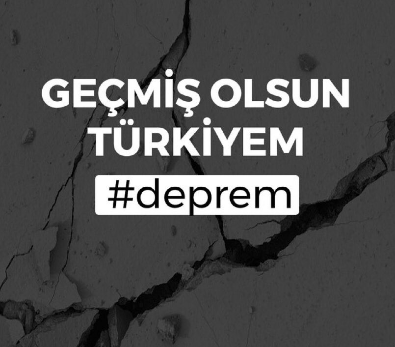 Geçmiş Olsun Türkiyem.. #deprem