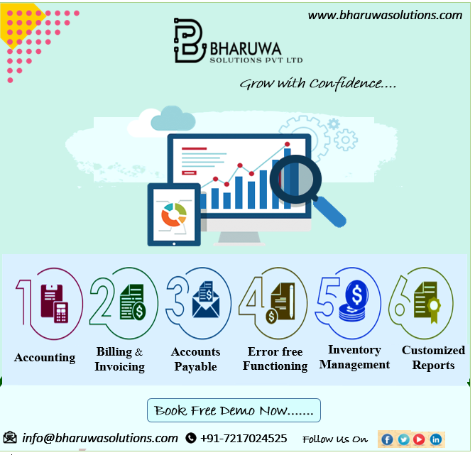 BharuwaS's tweet photo. EXPAND YOUR BUSINESS DIGITALLY WITH B-POS ERP.
Book Demo @ 7217024525
info@bharuwasolutions.com
#BharuwaSolutions #BPOSERP #BillingAndAccounting #CustomizedReports #Accounting #Inventory #Cloud #ExpandBusiness #ComprehensiveSolution #AdvanceAndUniqueFeatures https://t.co/NQHPebJl5T