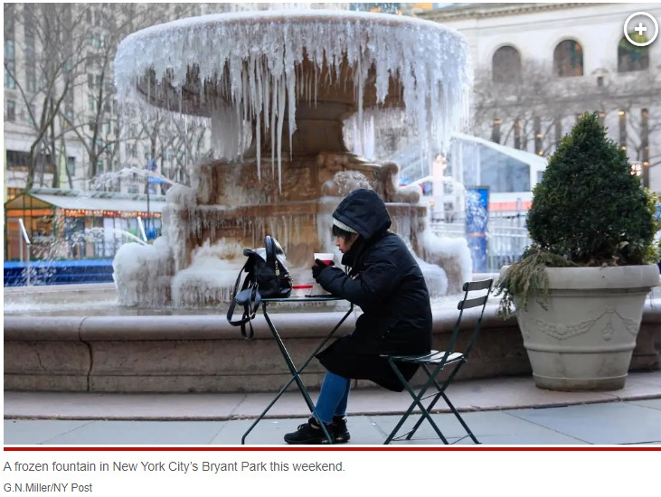 Record-setting cold shocks New York City:
nypost.com/2023/02/04/new…