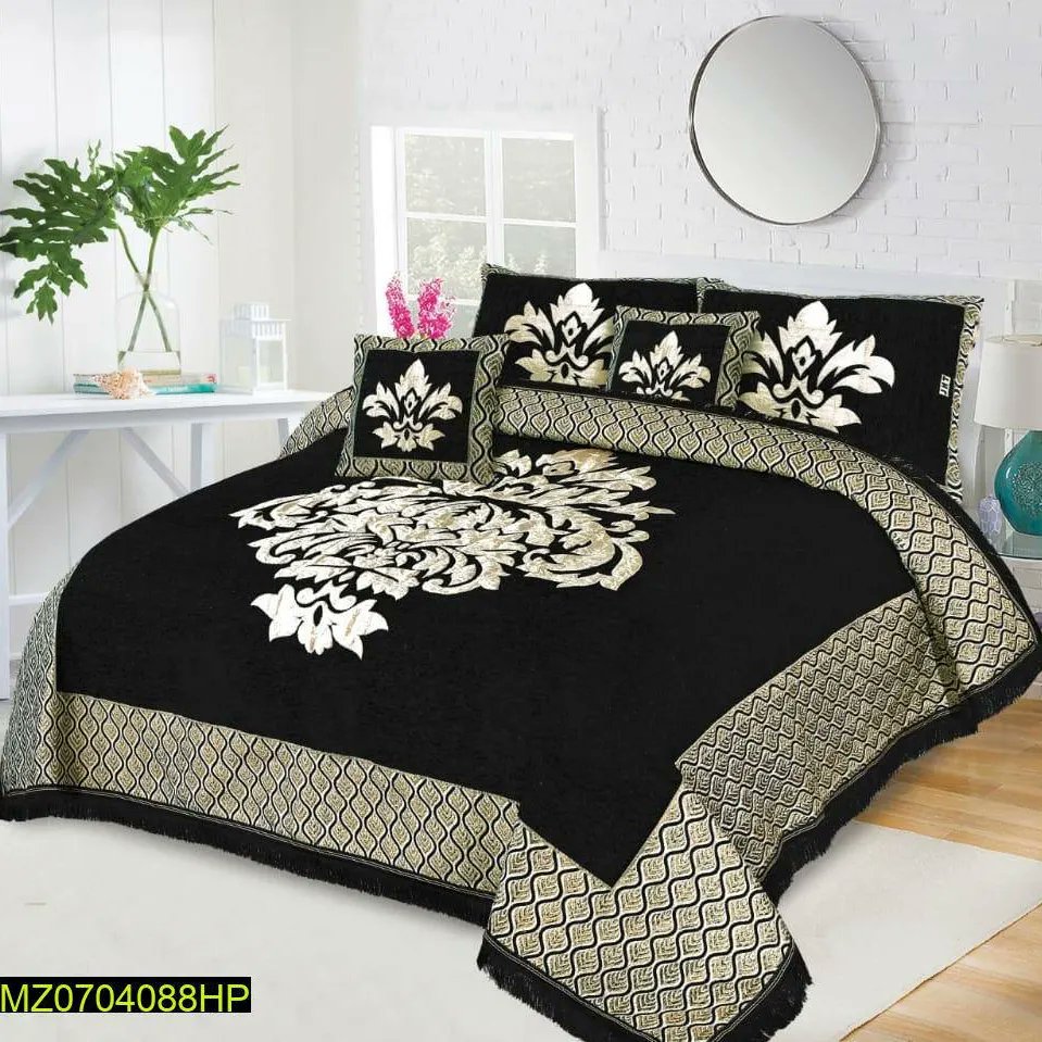HUMSBKASTORE's tweet image. Bridal valvet bed sheet set
Gift Pack:1 x King Size Bedsheet (93x96+ 3 Fancy Lace)
2 x Pillow Cases (19x29)
2 x Cushion Cases (15x15)
#bedsheets #valvet #bridal #bridalbedsheets #beautiful #style #stylish