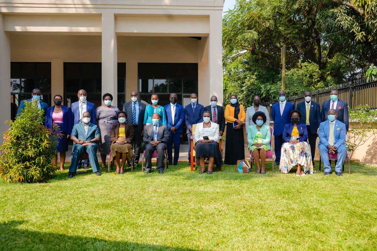 JanetMuseveni's tweet image. I extend my congratulations to the newly elected members of the 10th Governing Council of Makerere University and extend my gratitude to the outgoing members for their tireless and devoted service to both Makerere University and the country during their tenure.