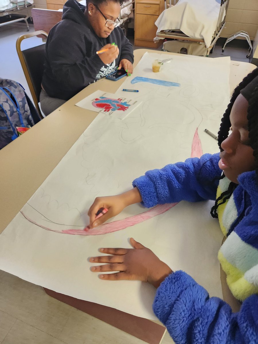 HealthMasd's tweet image. Health Science students created a resource for labeling practice.