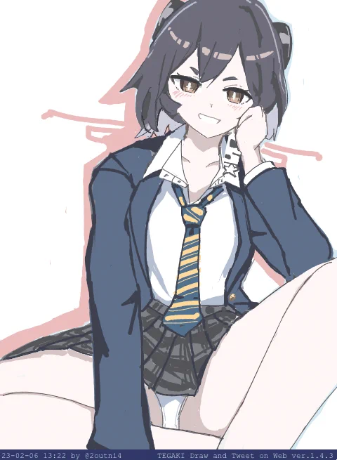唐津シズ 制服ラッピング差分 