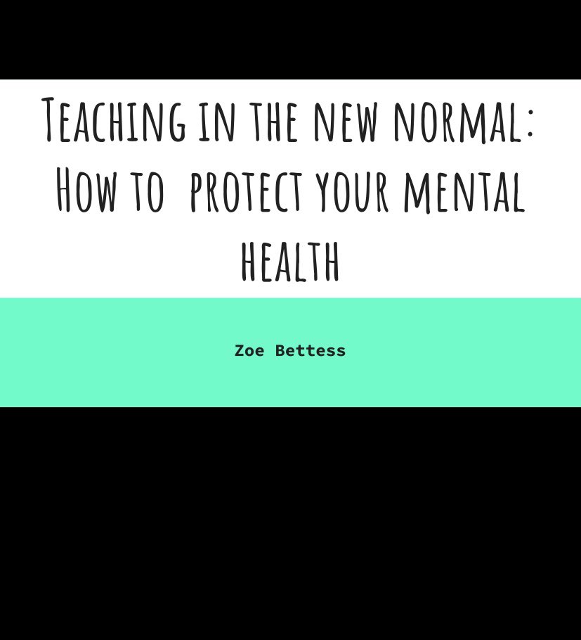 I think Zoe Bettess presentation on mental health was very important. I like how she provided us with different strategies to help with our mental health as teachers . #I4Ed