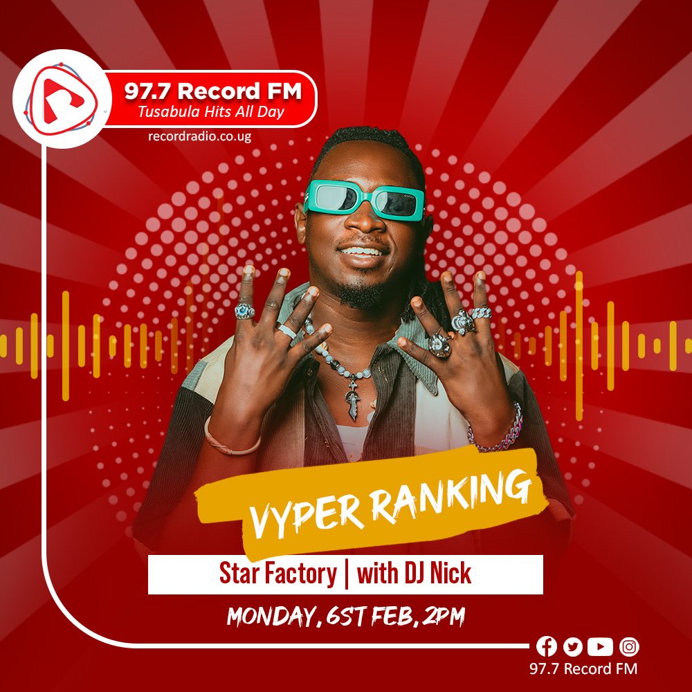 vyperranking's tweet photo. Join me today afternoon @RecordFm977 @djnicknicholas
#Riddimkiller
#TakeitSlow
#Venomaddicts https://t.co/E3FPxp8Ph0