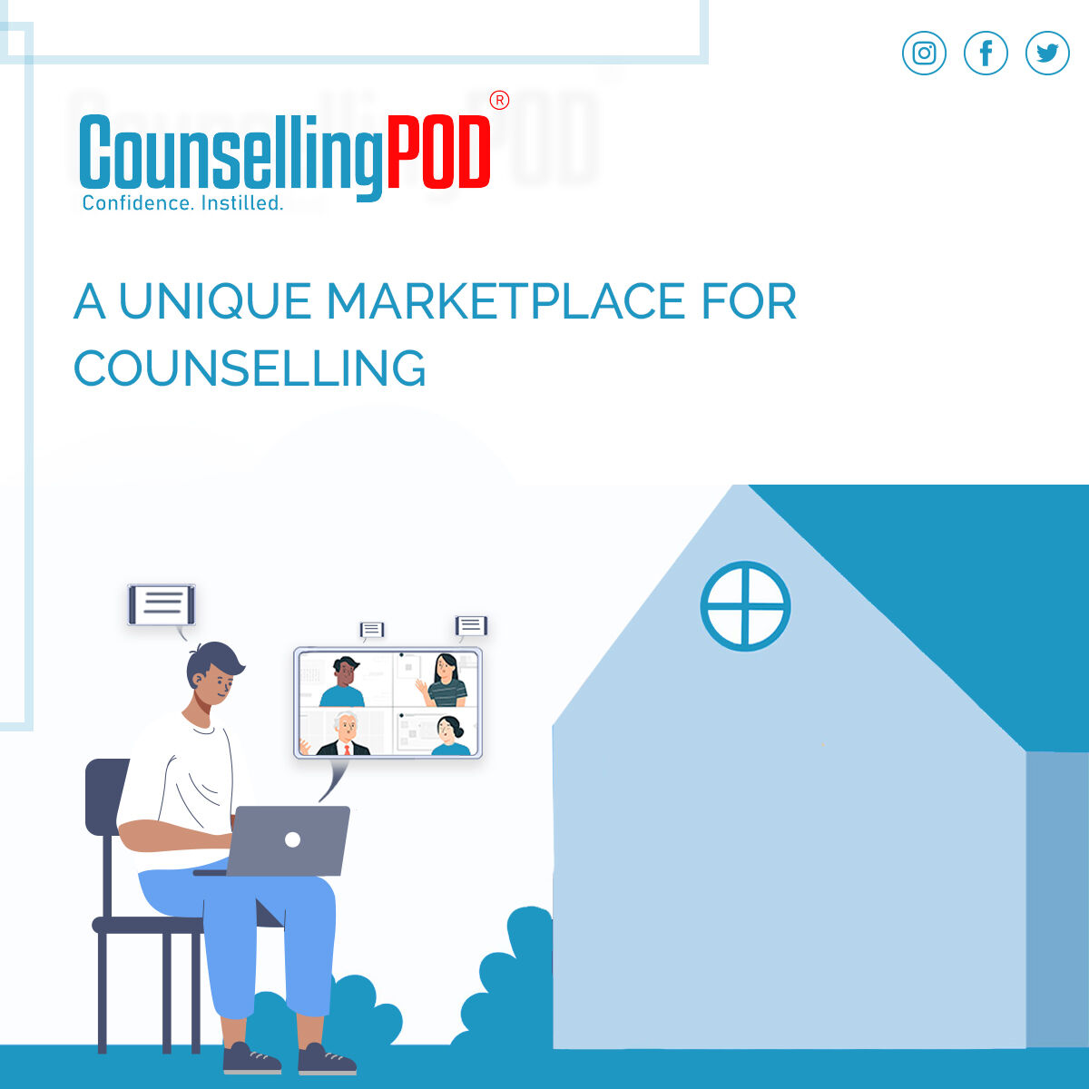 CounsellingPOD's tweet photo. Welcome to CounsellingPOD, your one-stop destination for exploring health partners.

It is a digital platform that connects counsellors with service seekers. Here, you can find counsellors for all your personal, professional, and academic issues. The platform focuses on creating https://t.co/nHtEucdZjS