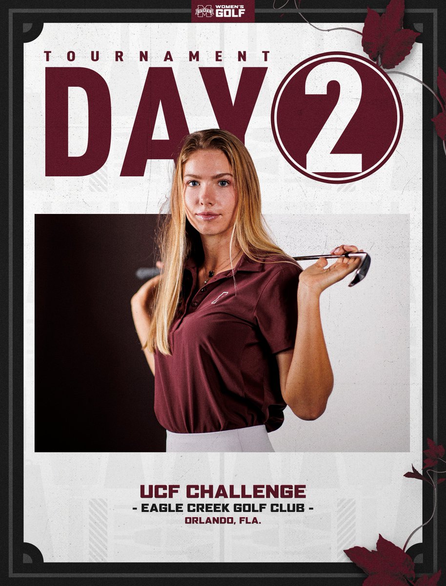 𝘿𝙖𝙮 𝙏𝙬𝙤 

🏆 𝑼𝑪𝑭  𝑪𝑯𝑨𝑳𝑳𝑬𝑵𝑮𝑬 
📍𝑬𝒂𝒈𝒍𝒆 𝑪𝒓𝒆𝒆𝒌 𝑮𝒐𝒍𝒇 𝑪𝒍𝒖𝒃 𝑶𝒓𝒍𝒂𝒏𝒅𝒐 
🏌️‍♀️10:00 AM ET

Follow Along Here ⤵️
📊 » hailst.at/3l4VPWR

#HailState🐶
