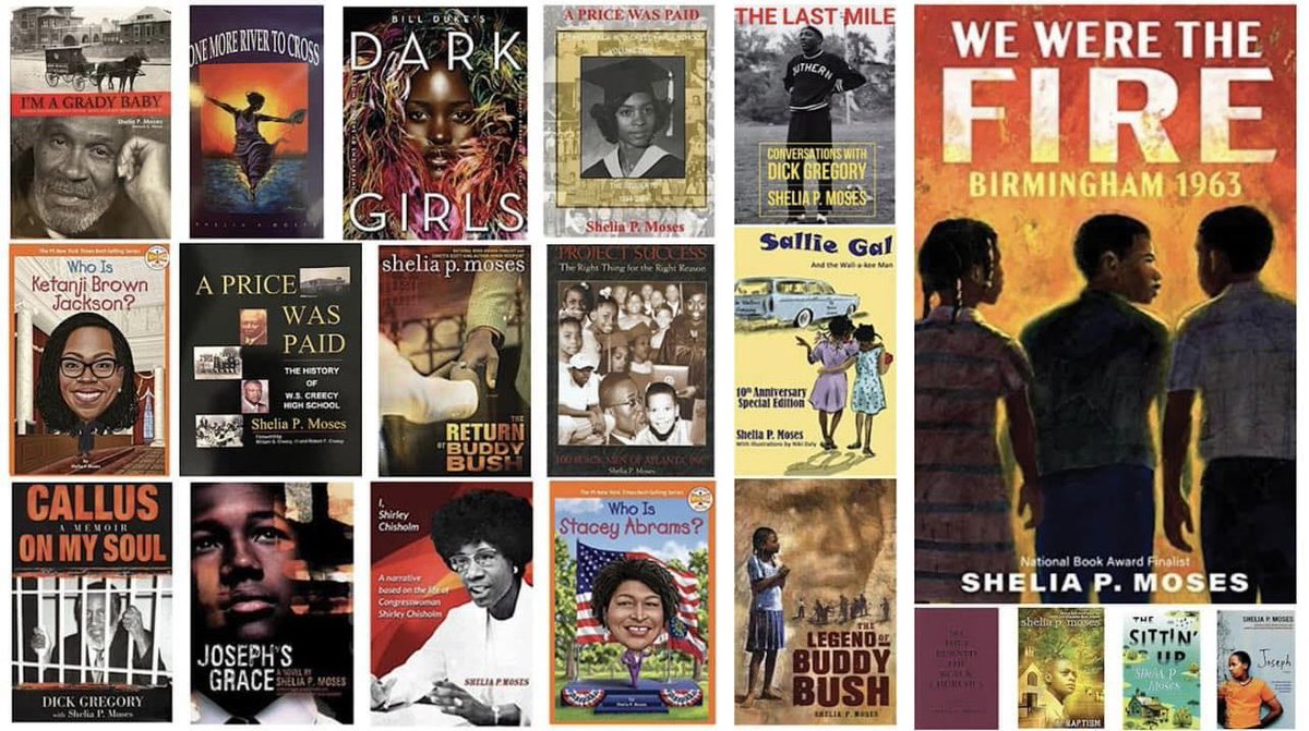 Thank you all for participating in my Book Giveaway Marathon! More to come tomorrow.  Follow me and comment FOLLOWING for a chance to win one of the books below. More giveaways! #wewerethefire #whoisketanjibrowmjackson #whoisstaceyabrams sheliapmoses.com